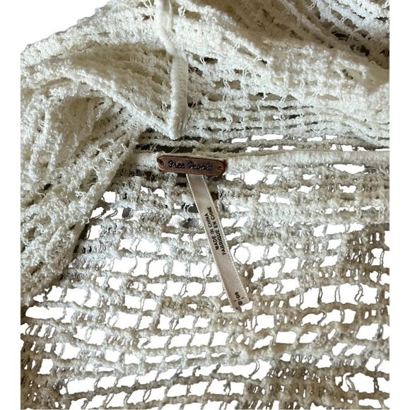 Free People Cowl Neck Crochet Sweater - Picture 4 of 5